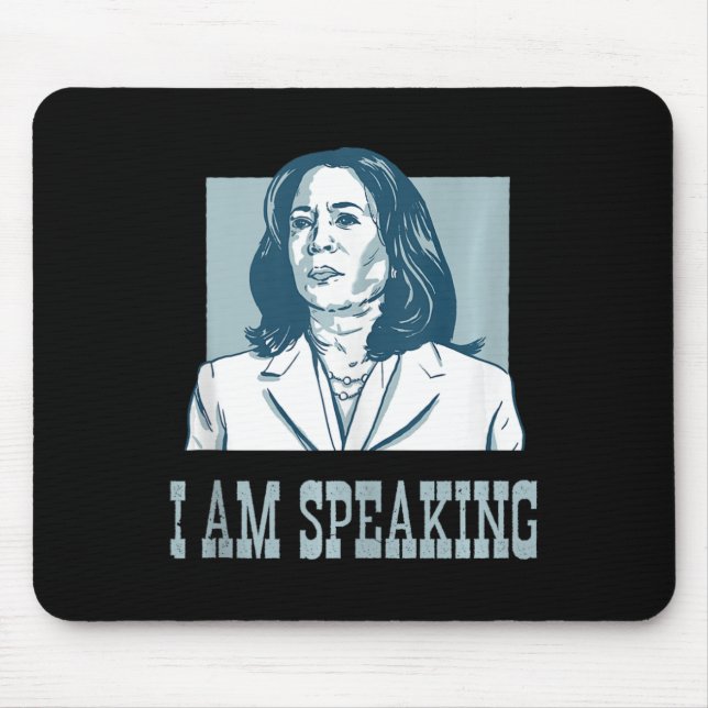 I Am Speaking Harris Wheimer Presidential Election Mouse Pad (Front)