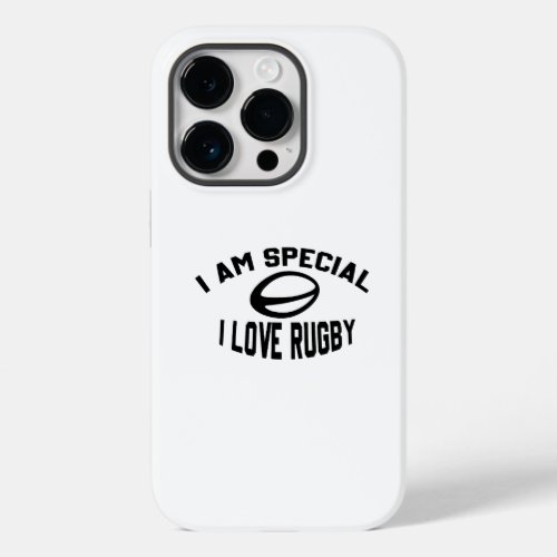 I AM SPECIAL I LOVE RUGBY   Case_Mate iPhone 14 PRO CASE