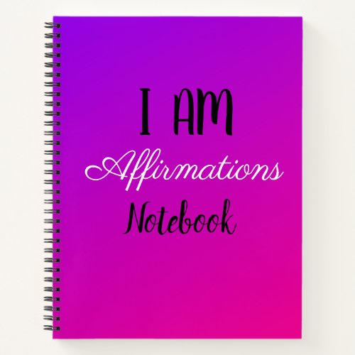 I AM Spiral Notebook