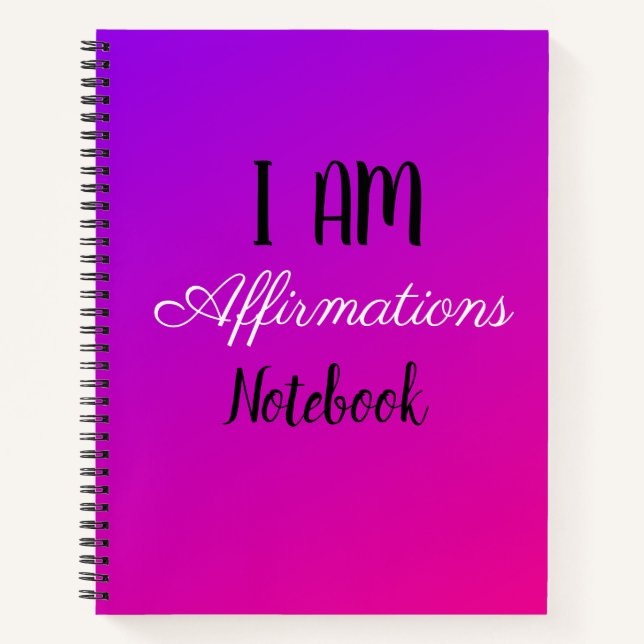 I AM Spiral Notebook (Front)