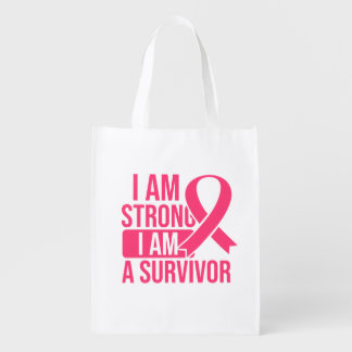 I am Strong, I am a Survivor Grocery Bag