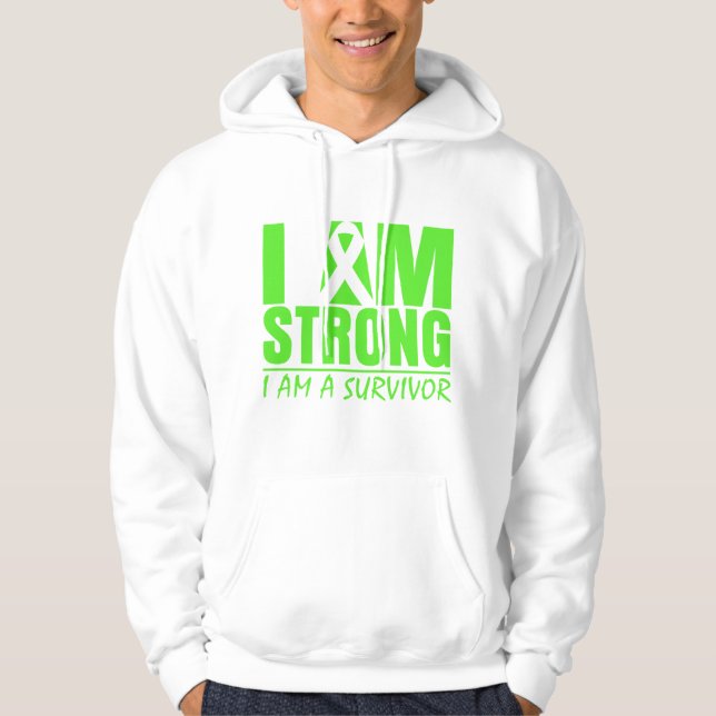 I am Strong - I am a Survivor - Lyme Disease Hoodie (Front)