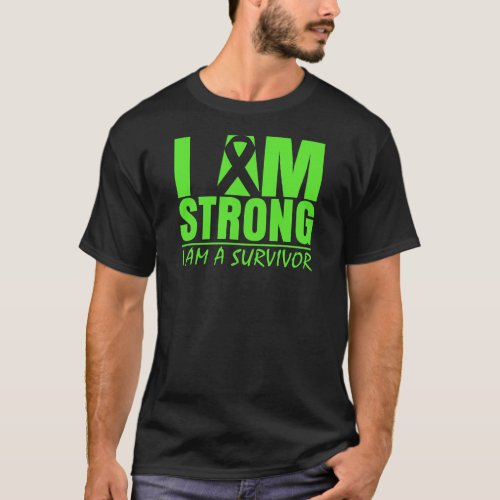 I am Strong I am a Survivor Non_Hodgkins Lymphoma T_Shirt