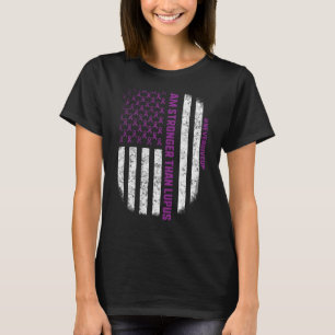 I Am Stronger Than Lupus #nevergiveup Lupus Awaren T-Shirt