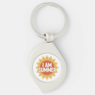 I Am Summer Keychain
