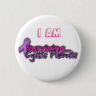 I am Surviving Cystic Fibrosis Pinback Button