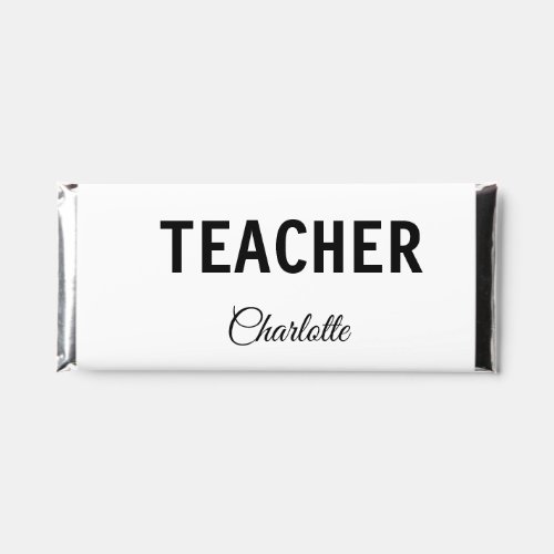 I am teacher school Collegeadd your name text simp Hershey Bar Favors