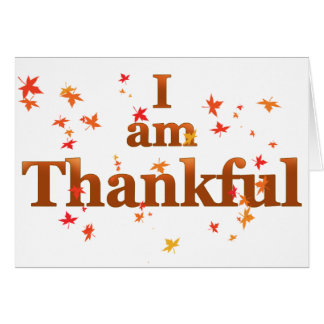 i am thankful cards