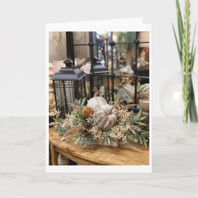 I AM THANKFUL FOR "YOU" AT THANKSGIVING CARD (Front)