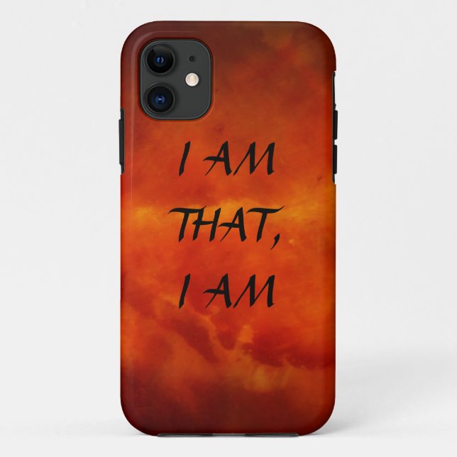 I AM THAT I AM - FIRESTORM Case-Mate iPhone CASE (Back)