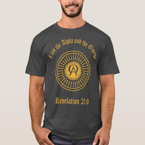 I Am The Alpha And Omega Revelation Bible Proverbs T_Shirt