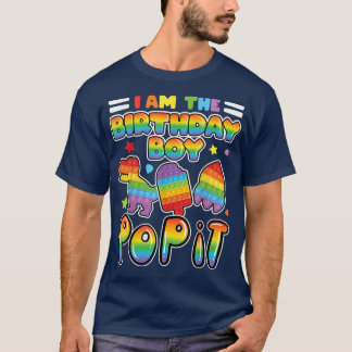I am the birthday Boy pop it Fidget Tre T-Shirt
