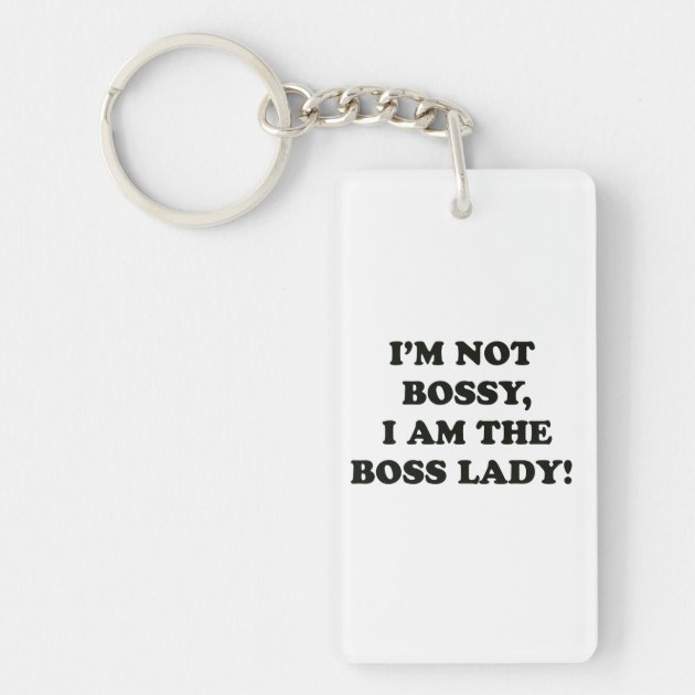 boss lady keychain