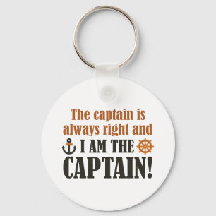 I Am The Captain Keychain