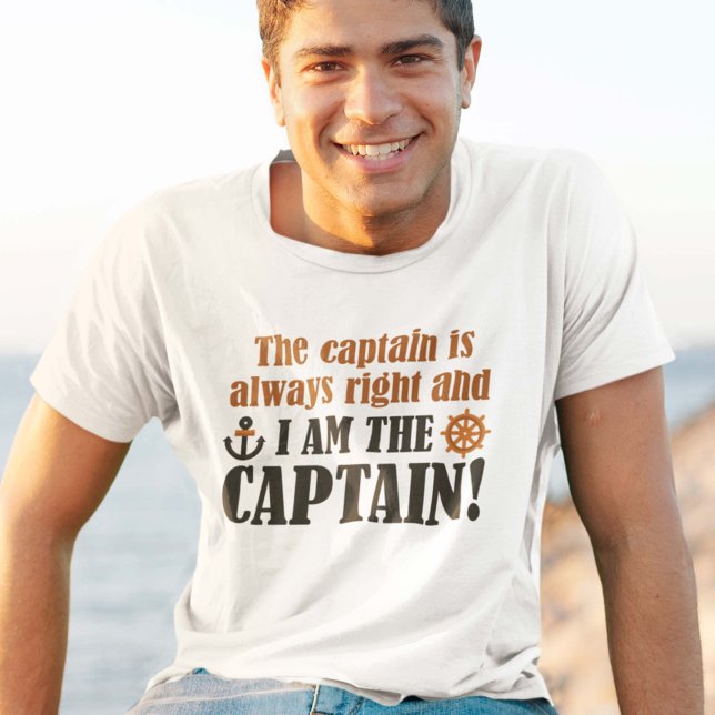 I Am The Captain T-Shirt (Creator Uploaded)