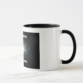I am the center of my universe mug black