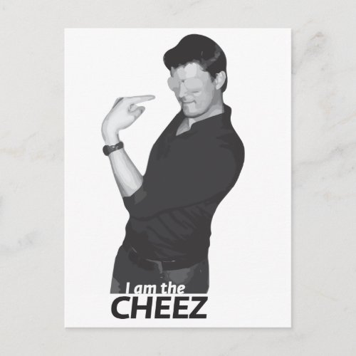 I am the Cheez Postcard