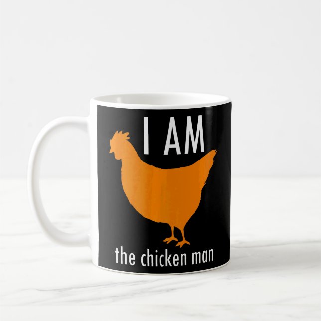 I Am The Chicken Man  Coffee Mug (Left)