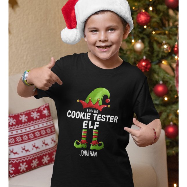 I am The Cookie Tester Elf Christmas Elf T-Shirt (Creator Uploaded)