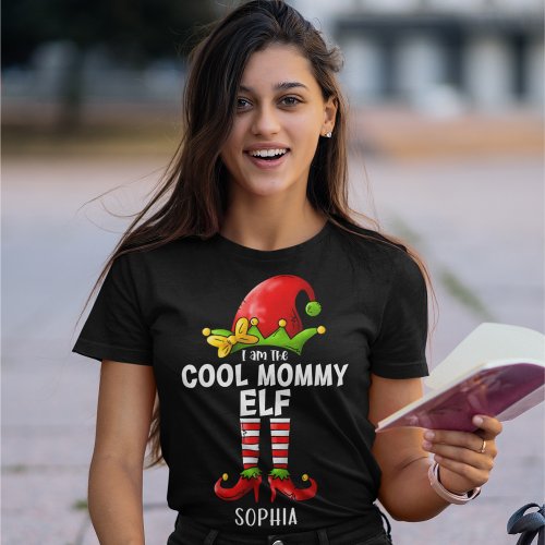 I am The Cool Mommy Elf Funny Elf T_Shirt