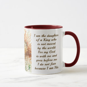I am the daughter of a King Christian Faith Quote Mug