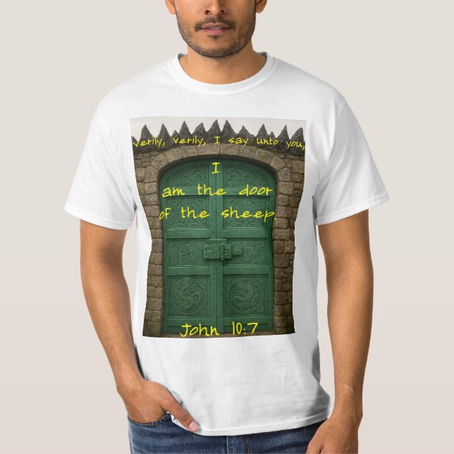 I am the DOOR (Intricate Gate) t-shirt (Front)