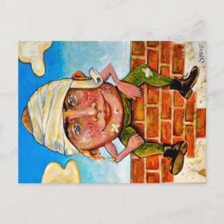 I am the egg man. postcard
