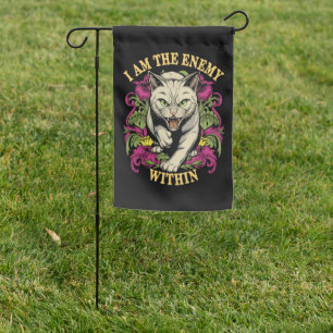I Am The Enemy Within Harris Walz 2024 Garden Flag