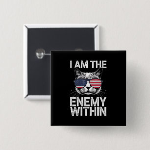 I Am The Enemy Within Kamala Harris 2024 Button