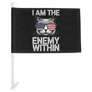 I Am The Enemy Within Kamala Harris 2024 Car Flag