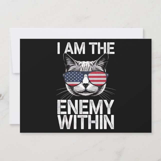 I Am The Enemy Within Kamala Harris 2024  Invitation (Front)