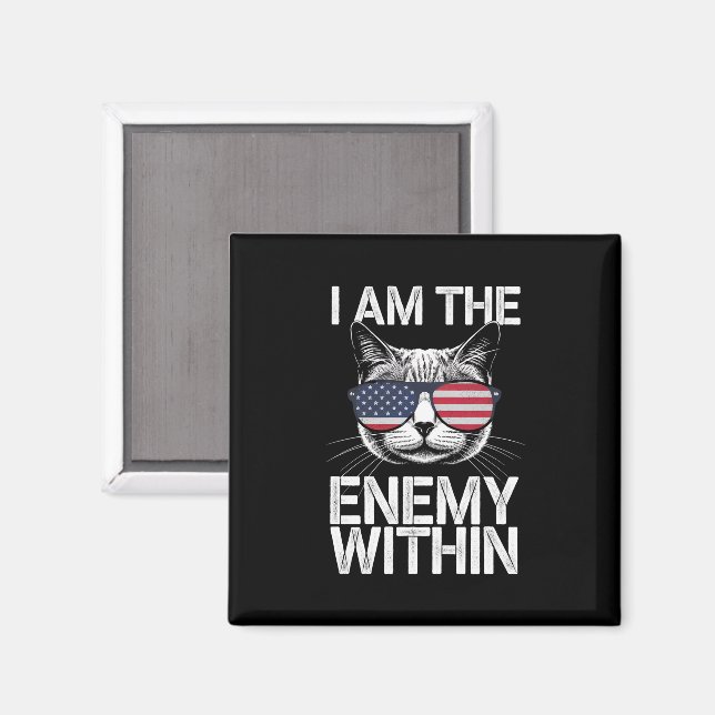 I Am The Enemy Within Kamala Harris 2024  Magnet (Front/Back)
