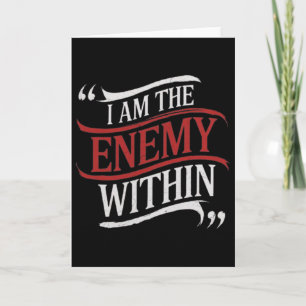 I Am The Enemy Within Kamala Harris Vs Trump 2024 Card