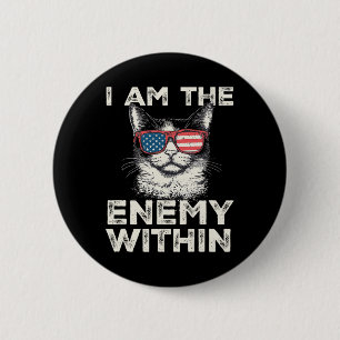 I Am The Enemy Within Tee - Kamala Harris 2024 Mer Button
