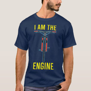 I Am the Engine Anti EBike Electric Bike Cyclist T-Shirt