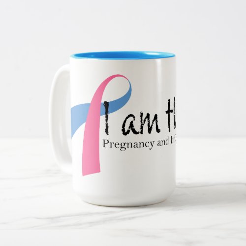 I am the face pregnancy and infant loss awareness Two_Tone coffee mug