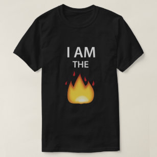 Flame Fire Emoji – Funny Dank Meme Gift T-Shirt