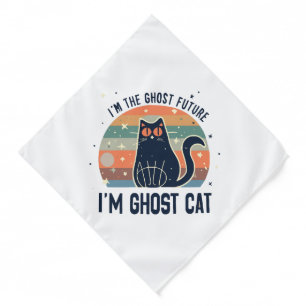 I AM THE GHOST FUTURE, GHOST CAT BANDANA