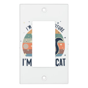 I AM THE GHOST FUTURE, GHOST CAT LIGHT SWITCH COVER