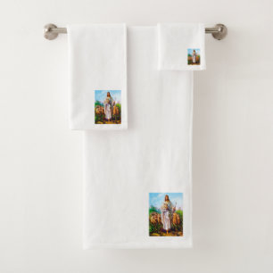 I Am the Good Shepherd John 10:7-21 Bath Towel Set