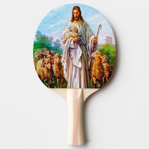 I Am the Good Shepherd John 107_21 Ping Pong Paddle