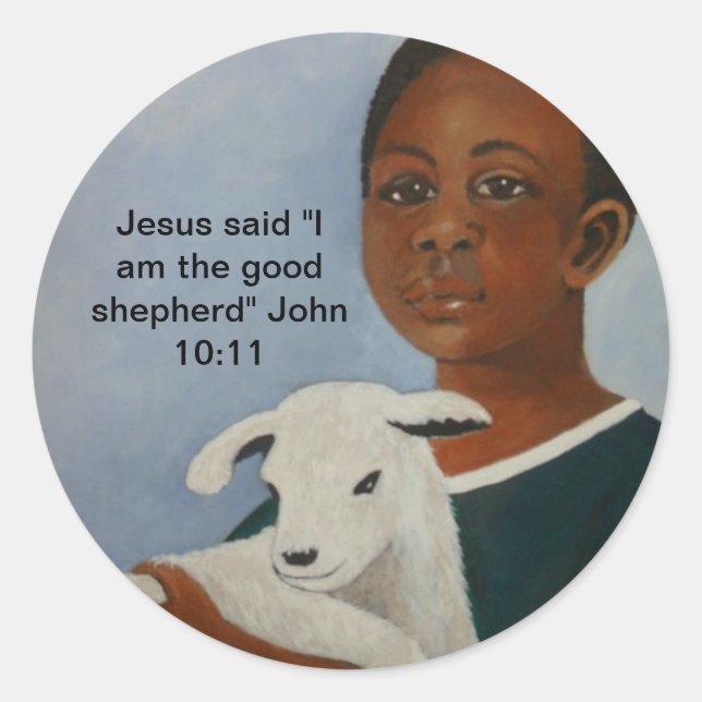 I am the Good Shepherd sticker (Front)