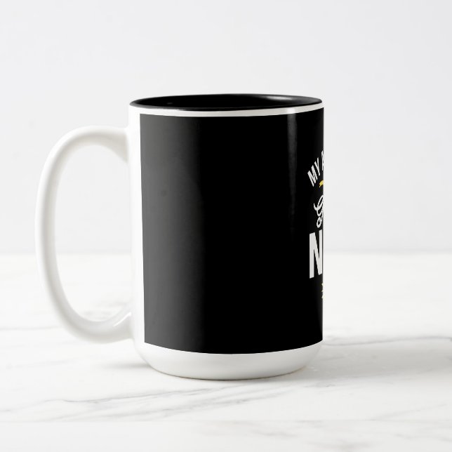 I Am The Greatest Niece Evers Two-Tone Coffee Mug (Left)