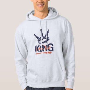 I Am The King Crown Graphic Streetwear Hoodie
