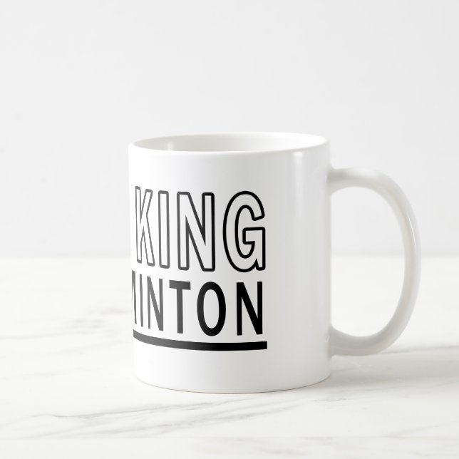 I Am The King Of Badminton Coffee Mug (Right)