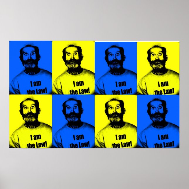 I AM THE LAW! POSTER (Front)