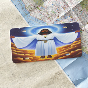 I Am The Light Christian License Plate