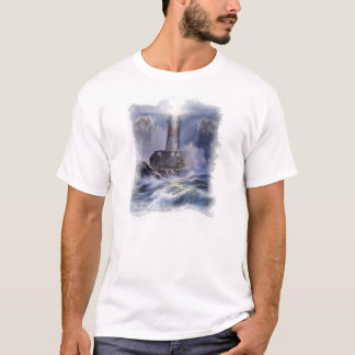 "I am the Light" men's T-shirt with lighthouse