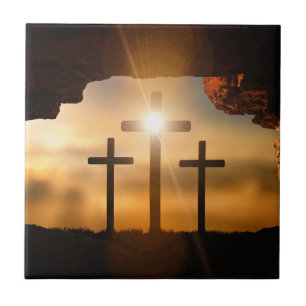 I am the Light of the World Ceramic Tile