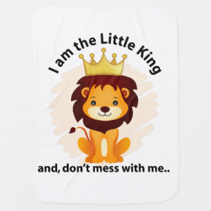 I am the little king stroller blanket